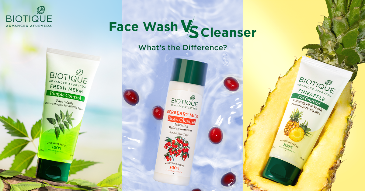 What Is The Difference Between Face Wash and Cleanser?