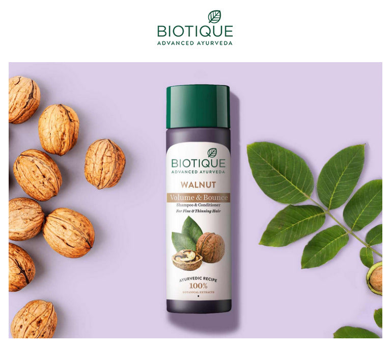 Walnut volume & bounce shampoo and conditioner A+ image