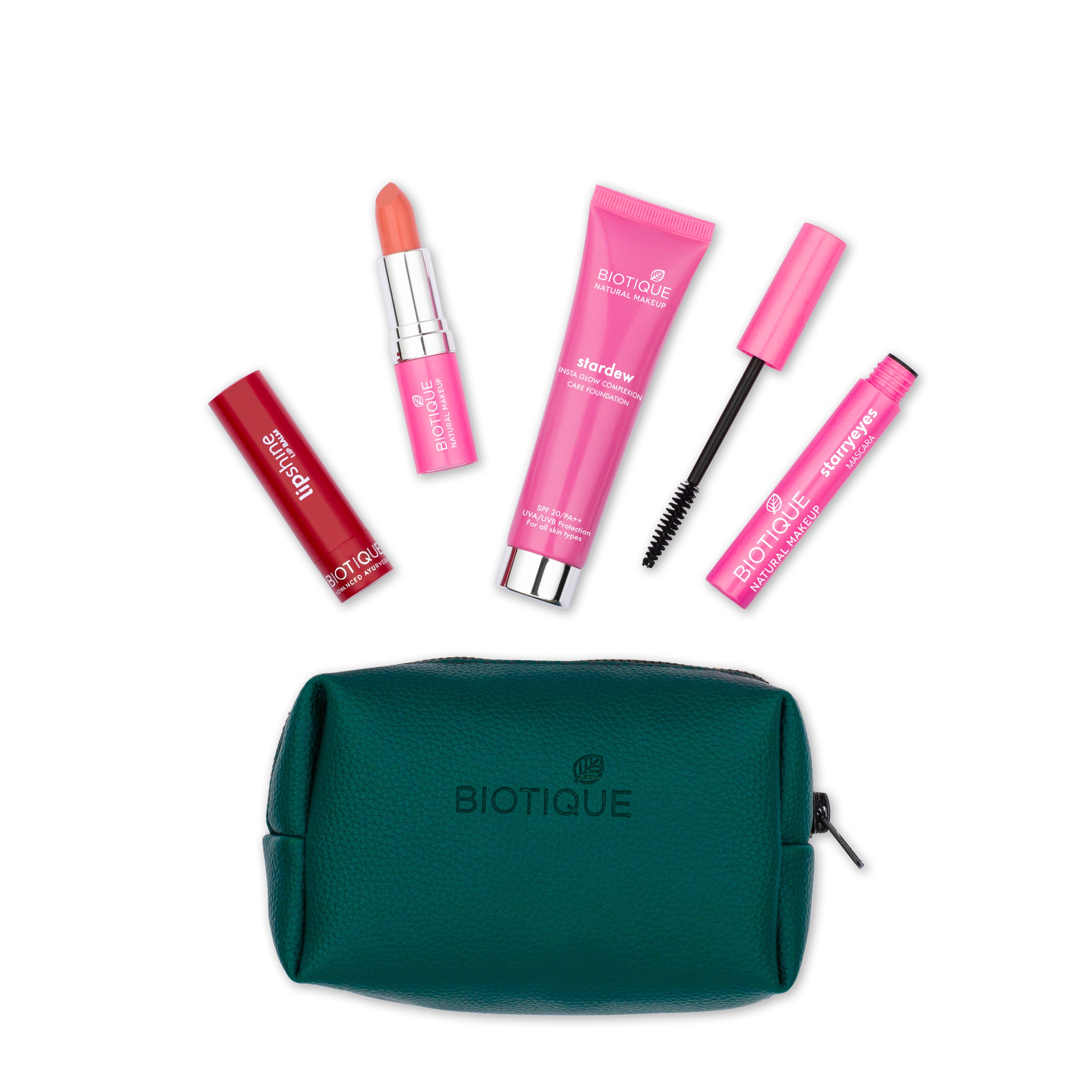 Wakeup makeup everyday essential kit  with makeup pouch