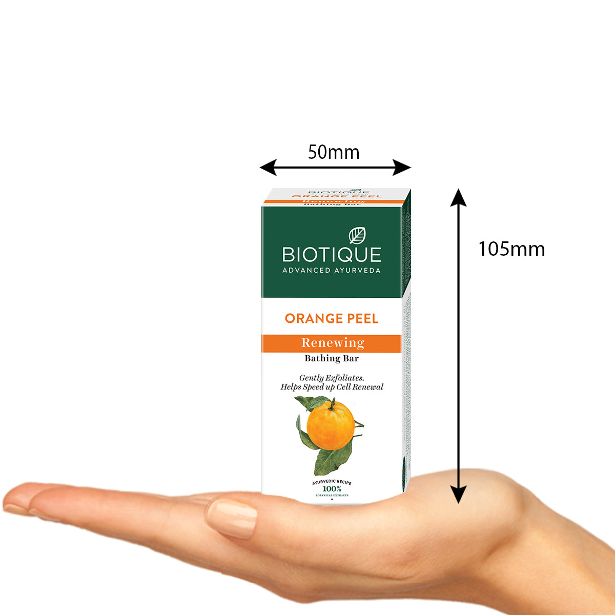 Orange peel  renewing bathing bar 150g