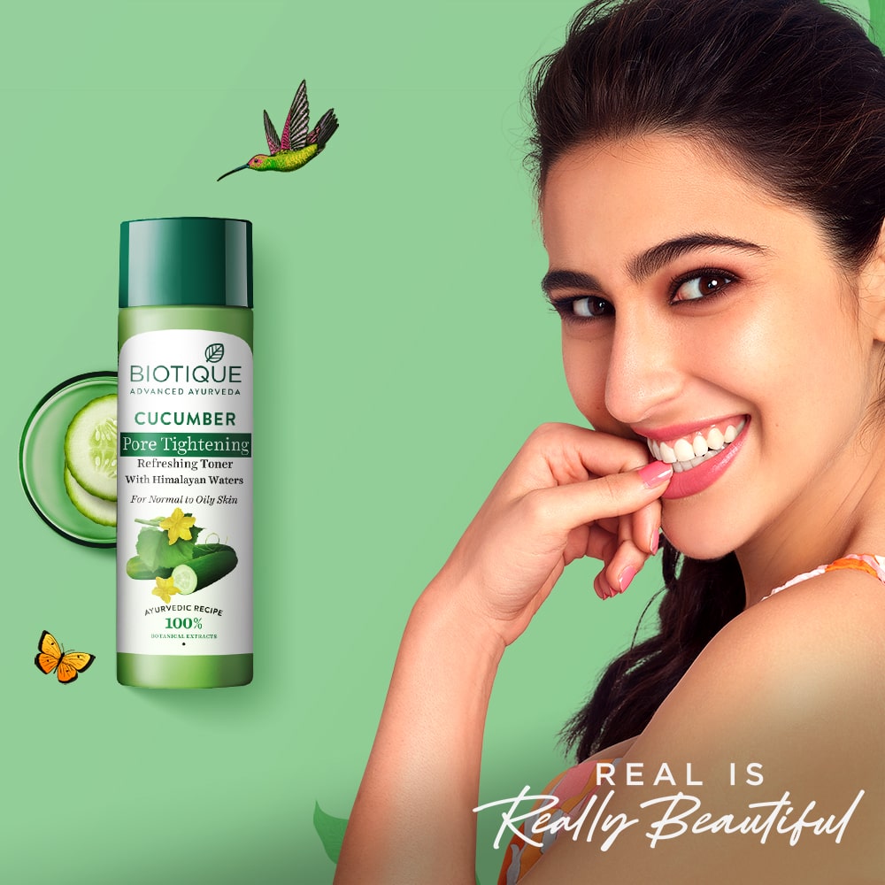 Cucumber pore tightening refreshing toner