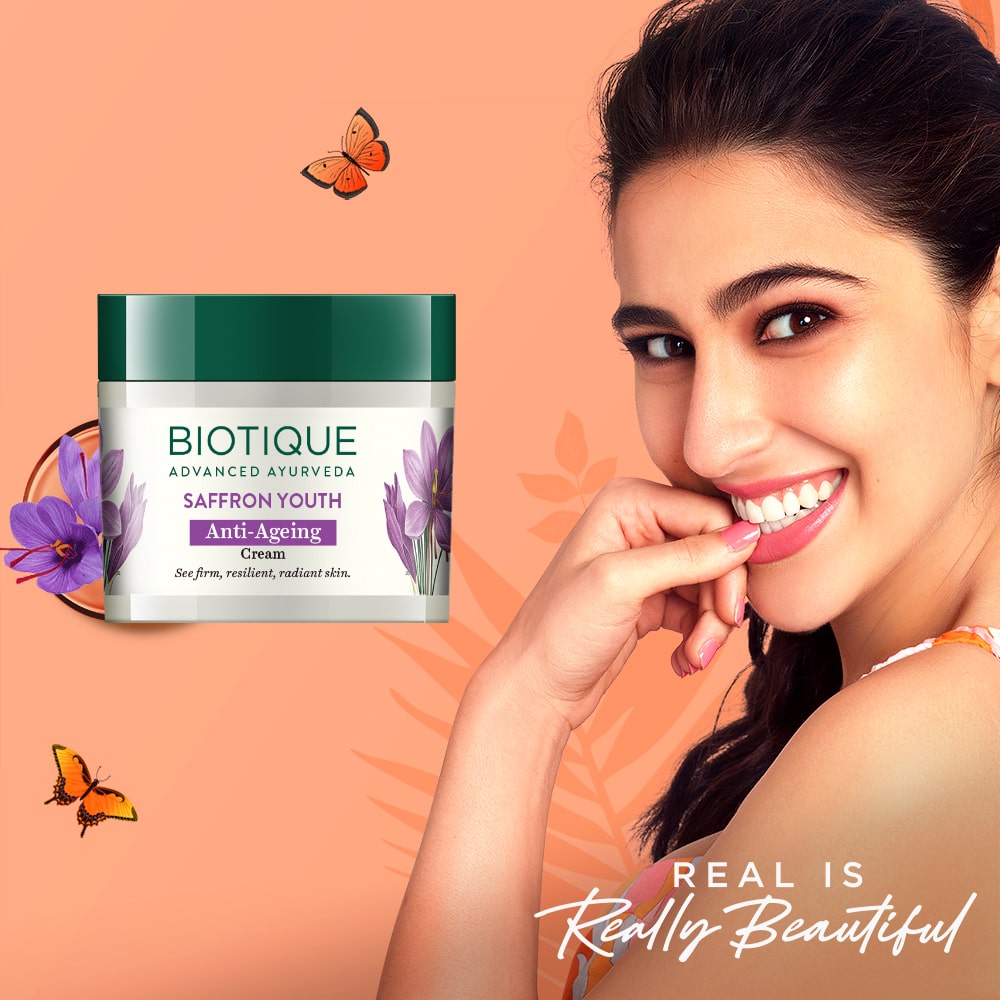 Saffron youth anti-ageing cream