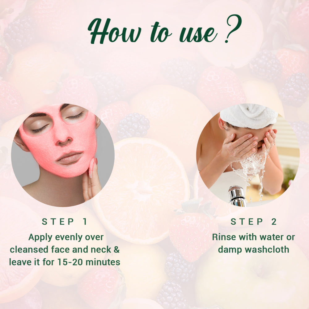 Fruit brightening depigmentation & tan removal face pack 100ml