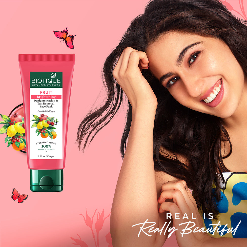 Fruit brightening depigmentation & tan removal face pack 100ml