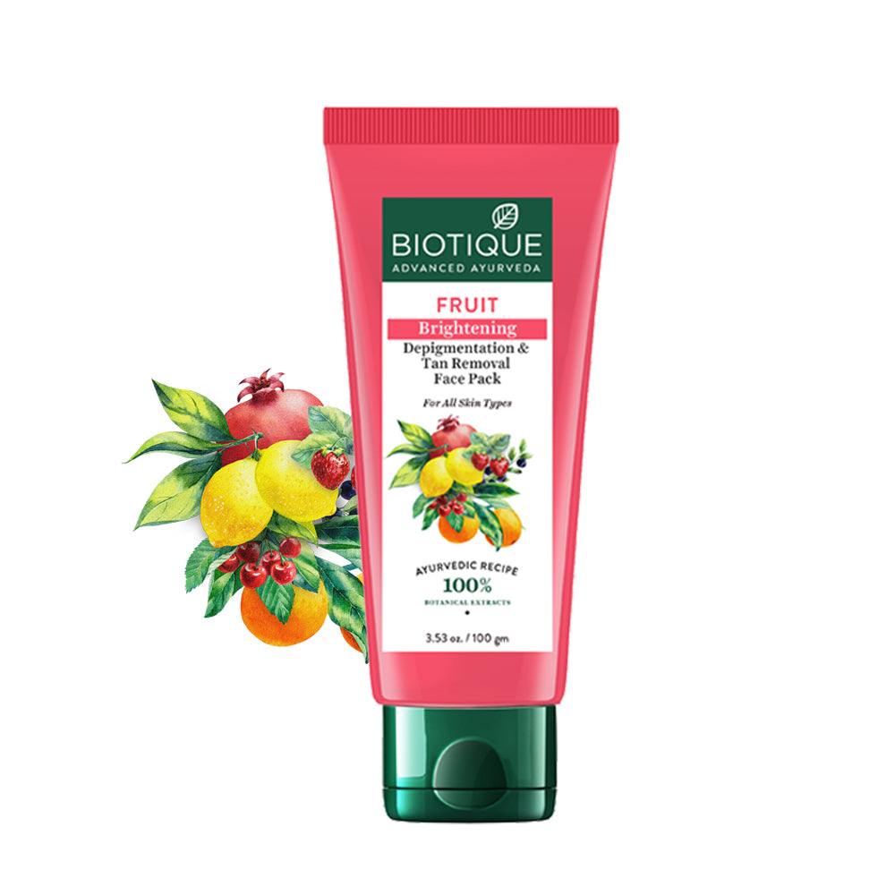Fruit brightening depigmentation & tan removal face pack 100ml