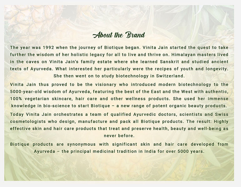 Pineapple oil control foaming face wash A+ image