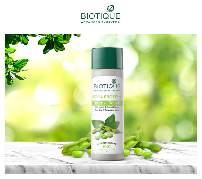 Soya protein intense repair shampoo & conditioner A+ image