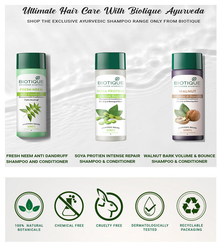 Soya protein intense repair shampoo & conditioner A+ image