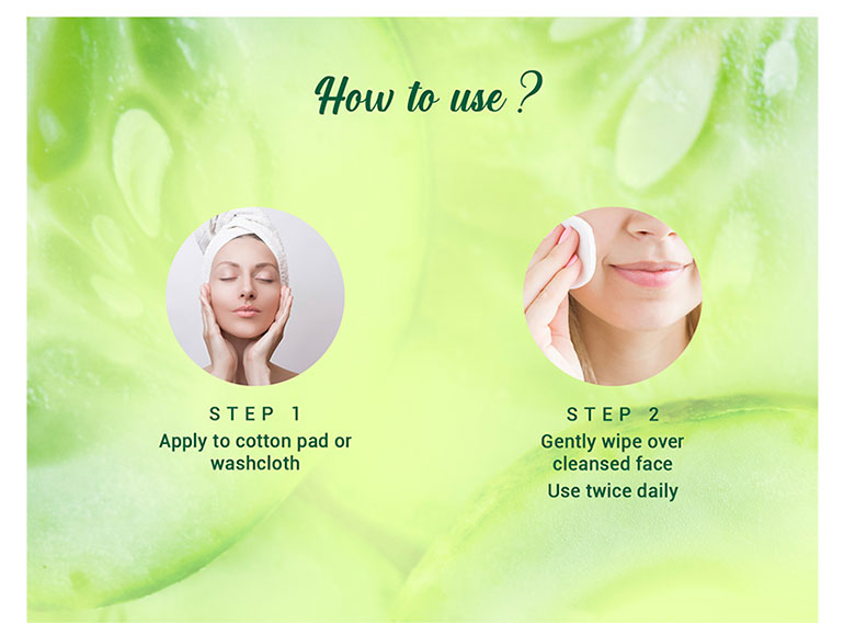Cucumber pore tightening refreshing toner A+ image