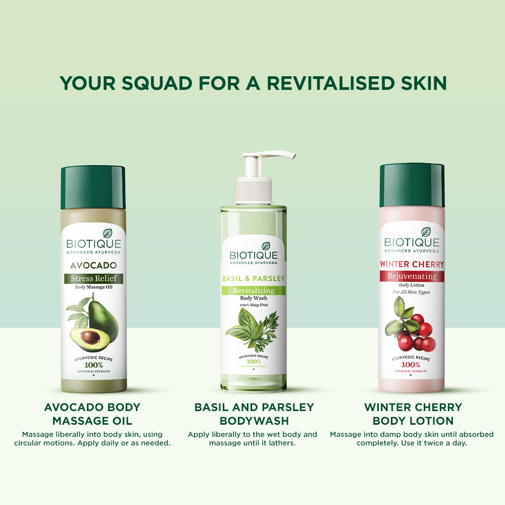 Basil & parsley revitalizing body wash