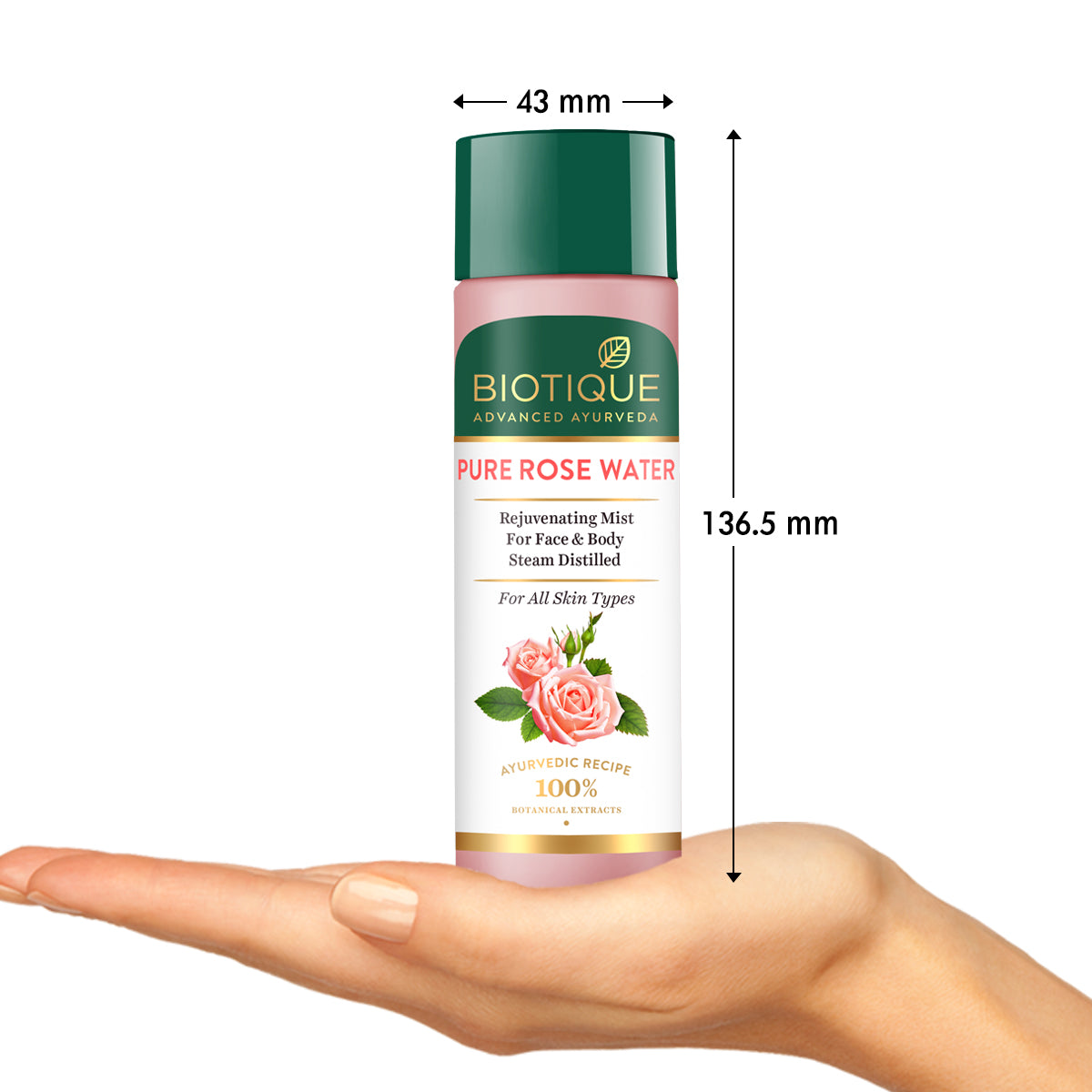 Rose pore tightening toner with himalayan waters120ml