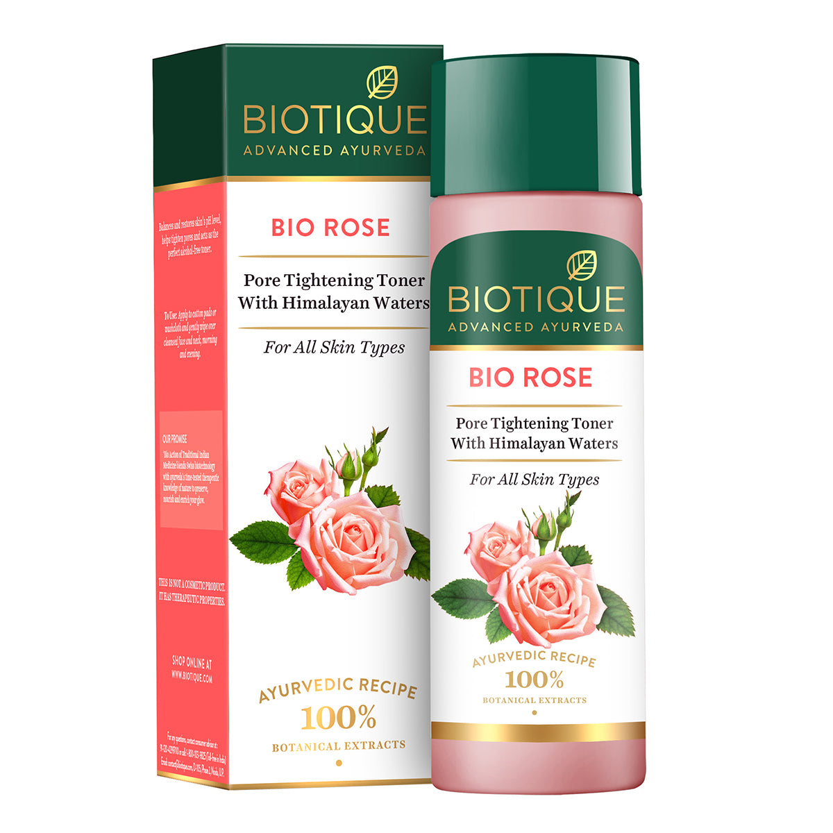 Rose pore tightening toner with himalayan waters120ml